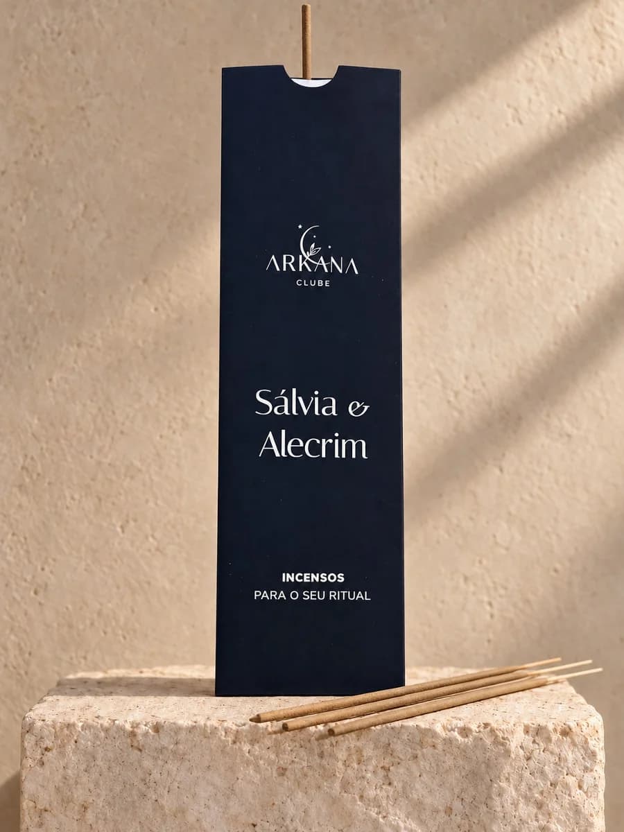 Incenso Sálvia e Alecrim · 12 varetas — capa principal