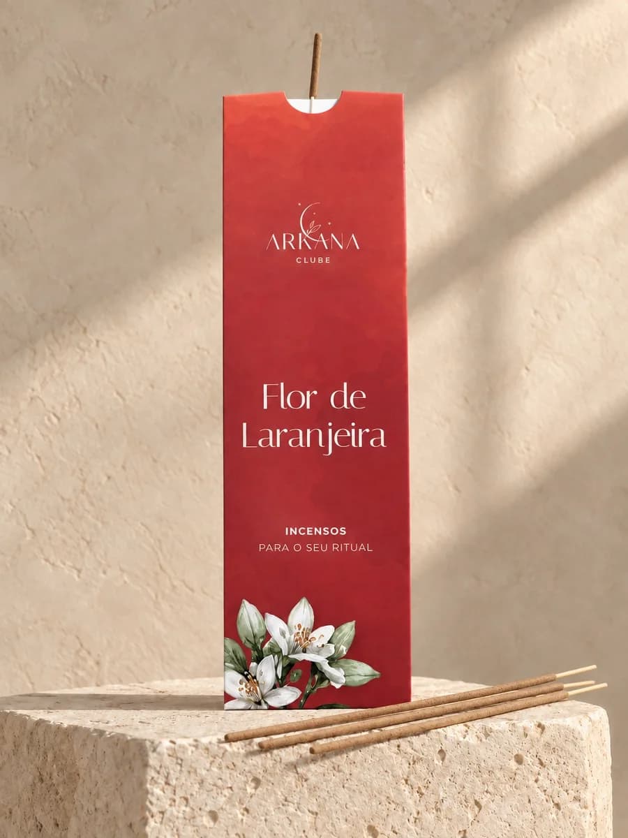 Incenso Flor de Laranjeira · 12 varetas — capa principal